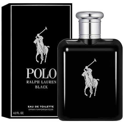 Ralph Lauren Polo Black Eau de Toilette - Woody & Fresh Cologne for Men