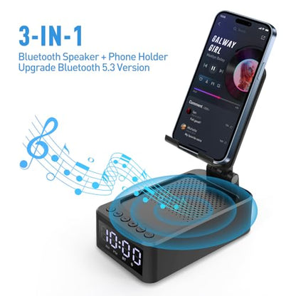 Birthday Gifts for Men, Cell Phone Stand with Wireless Bluetooth Speaker