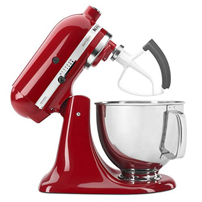 KitchenAid Artisan Series 5-Quart Tilt-Head Stand Mixer With Flex Edge Beater Included, Empire Red, KSM150FEER