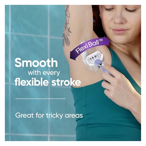 Gillette Venus Extra Smooth Contour Women’s Razor Blades, 5-Bladed Razor Refills, 1 Pack (Count of 6)