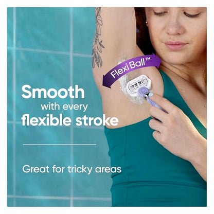 Gillette Venus Extra Smooth Contour Women’s Razor Blades, 5-Bladed Razor Refills, 1 Pack (Count of 6)