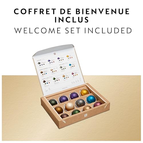 Nespresso Vertuo Pop+ Deluxe Pod Coffee & Espresso Machine Black & Gold