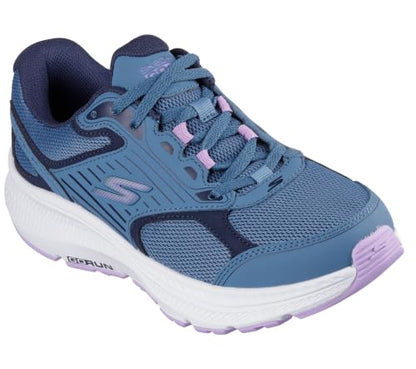 Skechers Women's Go Run Consistent 2.0 Advantage Sneaker, Blue/Purple, 8.5