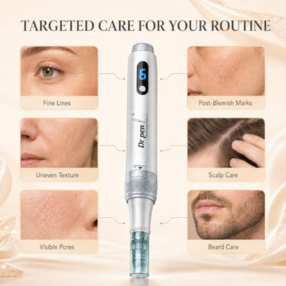 Microneedling Pen for At-Home Skin Care Designed for Women and Men