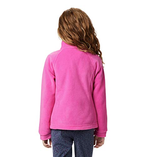 Columbia Girls Benton Springs Fleece Jacket, Pink Ice, 4T US