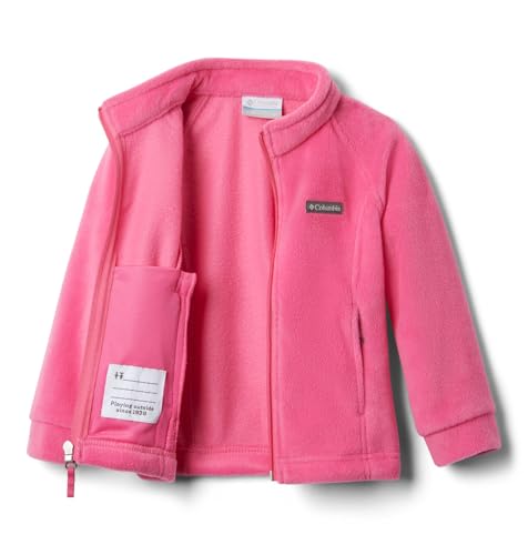 Columbia Girls Benton Springs Fleece Jacket, Pink Ice, 4T US