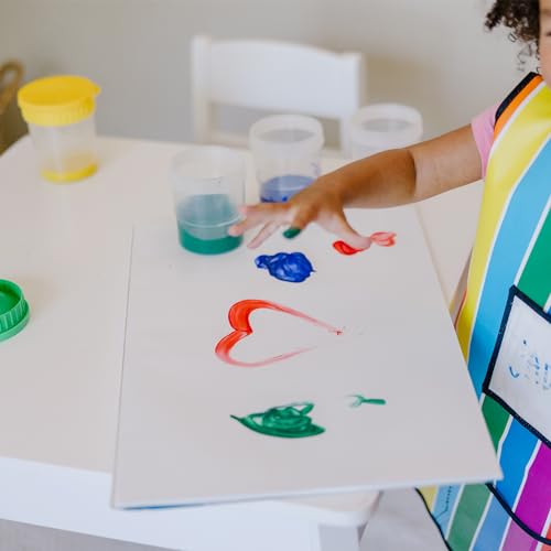 Melissa & Doug Finger Paint Paper Pad 2-Pack Kids Art Supply | 2 Finger Painting Paper Pads, 100 Extra-Large No-Leak Glossy Sheets, Premium Arts & Crafts Supplies for Kids, Ages 2+