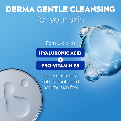 NIVEA Derma Comfort Gel Douche, Acide Hyaluronique & Provitamine B5, 500ml