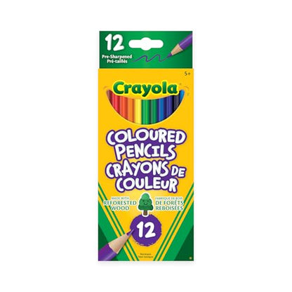 Crayola Bulk Coloured Pencils for Kids (3 packs) - 12 Assorted Colours, Art Supplies For Crafts & Colouring Books, Bulk Preschool & Kindergarten Classroom Supplies