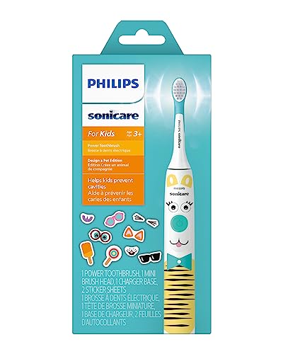 Philips Sonicare for Kids Design-A-Pet Electric Toothbrush, 1 Brush Head