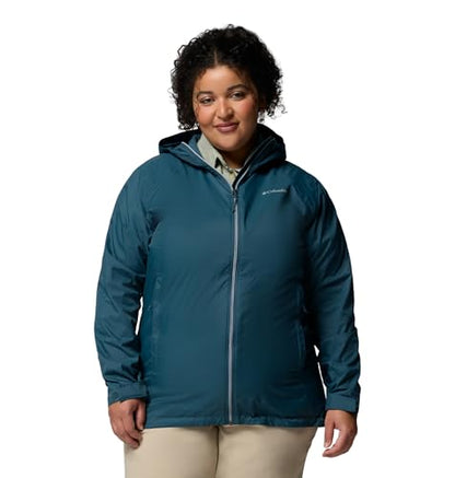 Columbia Womens Switchback II Lined Long Jacket, Everblue, Medium