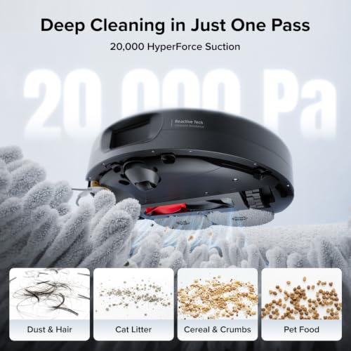roborock 2026 New Qrevo 2 Pro Robot Vacuum and Mop, 20,000Pa Suction
