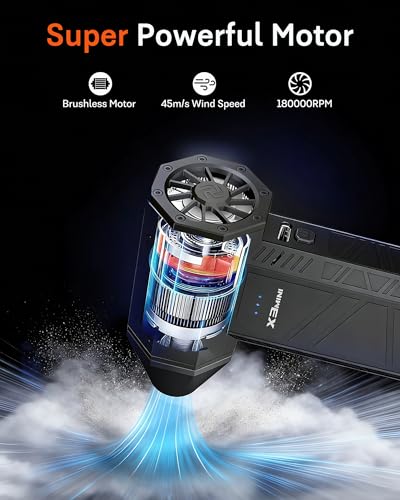 KONPAYDE Compressed Air Duster, 180000RPM Electric Turbo Fan