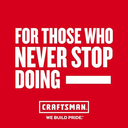 CRAFTSMAN® 20 in. Plastic Toolbox, with Metal Latches, Top Organizers and Removeable Tray (CMST20901)
