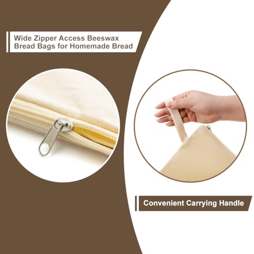 Beeswax Bread Bags for Homemade Bread,Sourdough Bread Bags,1 Pack XL