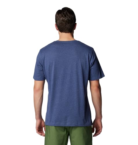 Columbia Men's Thistletown Hills Short Sleeve, Dark Mountain Heather, Large
