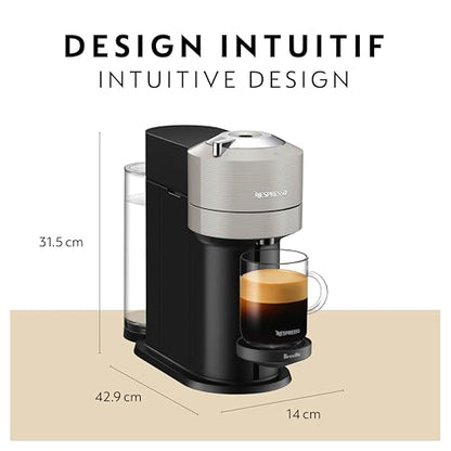 Nespresso Vertuo Next Pod Coffee & Espresso Machine Light Grey