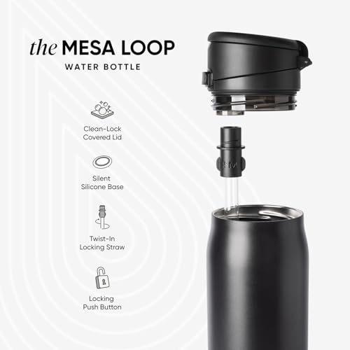 Simple Modern Water Bottle with Straw & Handle | 24oz | Blue