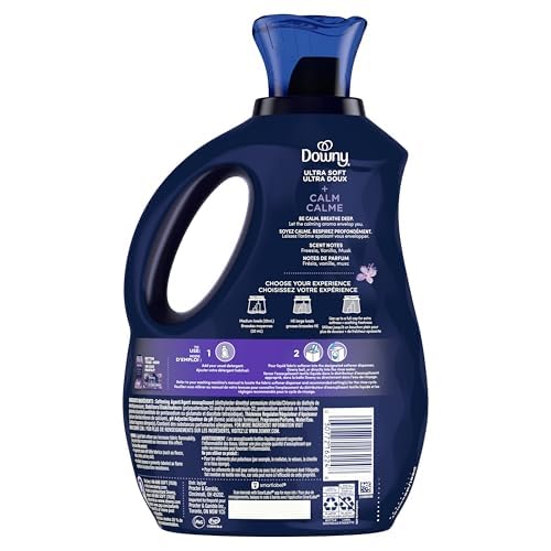 Downy Ultra Soft Fabric Softener Liquid, Calm, Lavender and Vanilla Bean, 3.31L