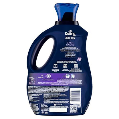 Downy Ultra Soft Fabric Softener Liquid, Calm, Lavender and Vanilla Bean, 3.31L