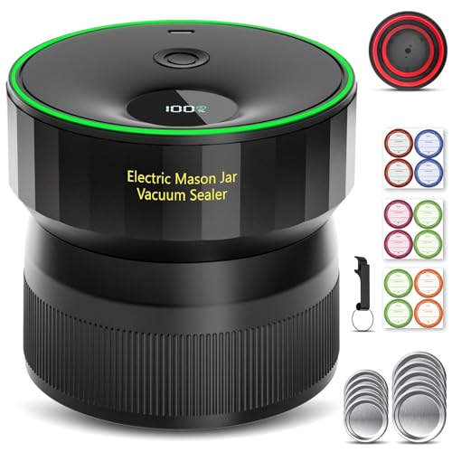 2026 Upgraded One-integrated Automatic Mason Jar Vacuum Sealer