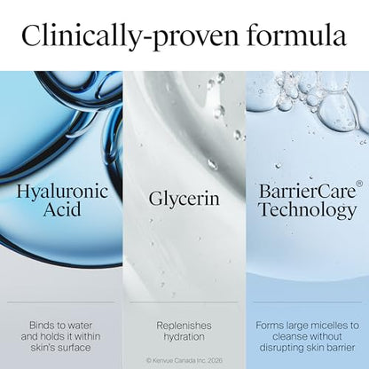 Neutrogena Hydro Boost Hydrating Gel Face Wash, Fragrance Free, 473 mL