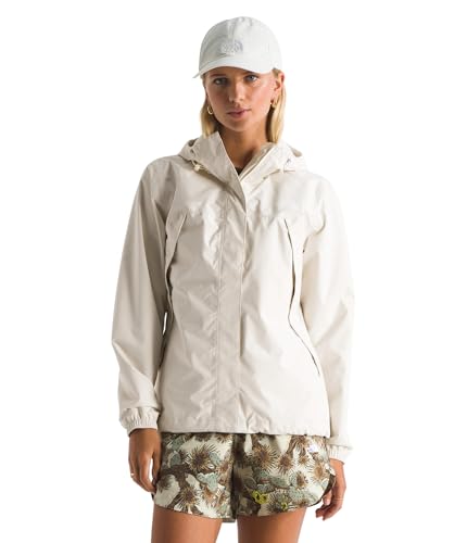 THE NORTH FACE Women's Antora Jacket, Wht Dune, L