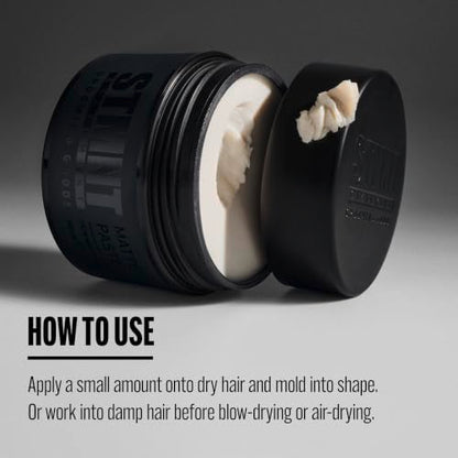 STMNT Grooming Goods Matte Paste, Strong Control, 100mL