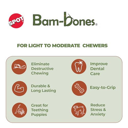 Ethical Pets 54316 Bambone Bone Chicken Pet Chew Toys