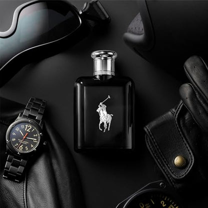 Ralph Lauren Polo Black Eau de Toilette - Woody & Fresh Cologne for Men