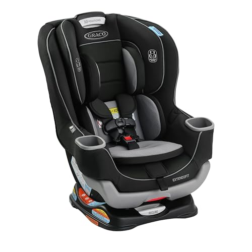 Graco Extend2Fit Convertible Car Seat, 2-in-1 Forward & Rear-Facing Baby Car Seat, 1.8-30 kg (4-65 lb), Titus