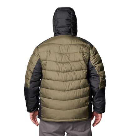 Columbia Mens Labyrinth Loop II Hooded Jacket, Stone Green/Shark, Large
