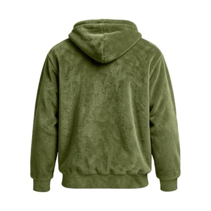 Generic Hoodies for Men Fuzzy Warm Soft Long Sleeve Hooded Sweatshirt | Mens Hoodies Pullover Long Sleeve Warm Fleece Hooded Pullover Casual Winter Cozy Soft Hoodie Sweatshirt