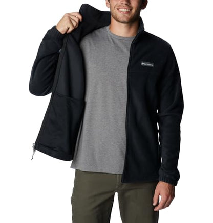 Columbia Mens Steens Mountain Full Zip 2.0, Black, Medium