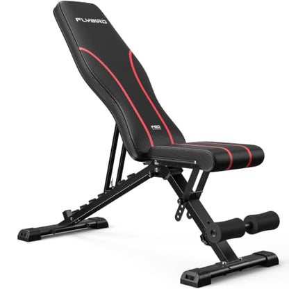 FLYBIRD Adjustable Weight Bench, Full Body Workout Bench for Home Gym