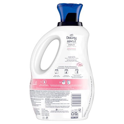 Downy Gentle Soft + Fresh Fabric Softener Liquid, Cherry Blossom Scent, 83 loads, 1.66L