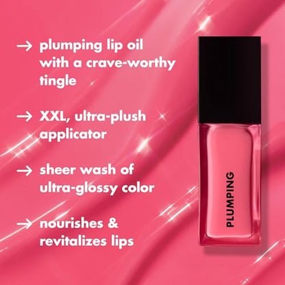 e.l.f. Glow Reviver Plumping Lip Oil, Dreamsicle