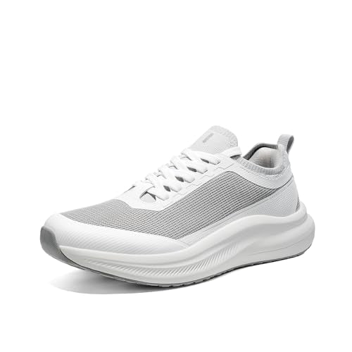 Bruno Marc Men's Walking Shoes Casual Sneakers,White,10