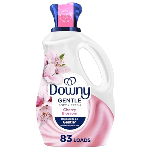 Downy Gentle Soft + Fresh Fabric Softener Liquid, Cherry Blossom Scent, 83 loads, 1.66L