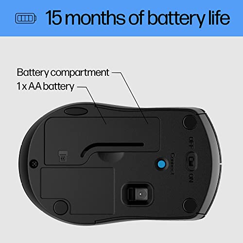 HP X3000 BLK G3 WRLS Mouse