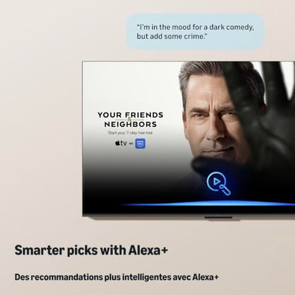 Amazon Fire TV Stick 4K (newest model), simple 4K streaming, new Fire TV Remote, all your apps in one place, free & live TV, find shows faster with Alexa+