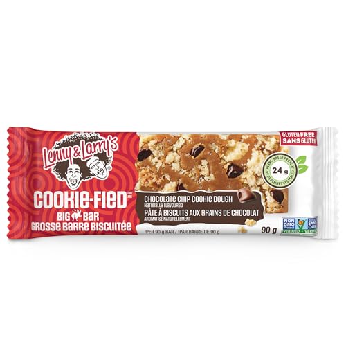 Lenny & Larry's BIG BAR Chocolate Chip Cookie Dough, 24g Protein
