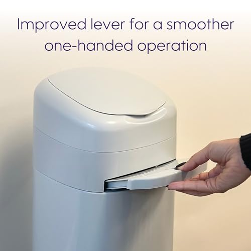Litter Genie XL+ Pail with 24 ft Jumbo Refill, Ideal for Multi-Cat Homes | Large odour-locking pail, holds up to 21 days of cat litter, and includes a Jumbo Refill lasting up to 4 months for 1 cat.