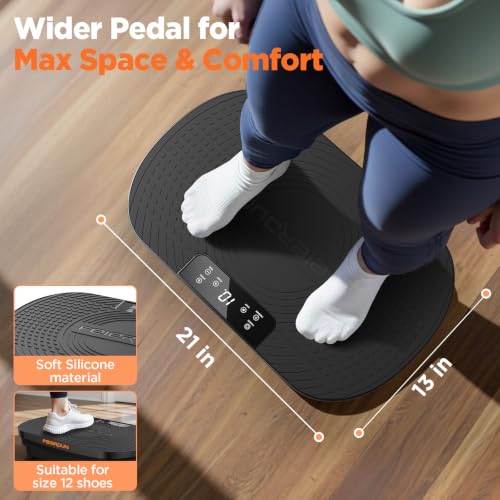 FEIERDUN Vibration Plate Exercise Machine with Touchscreen