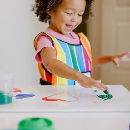 Melissa & Doug Finger Paint Paper Pad 2-Pack Kids Art Supply | 2 Finger Painting Paper Pads, 100 Extra-Large No-Leak Glossy Sheets, Premium Arts & Crafts Supplies for Kids, Ages 2+