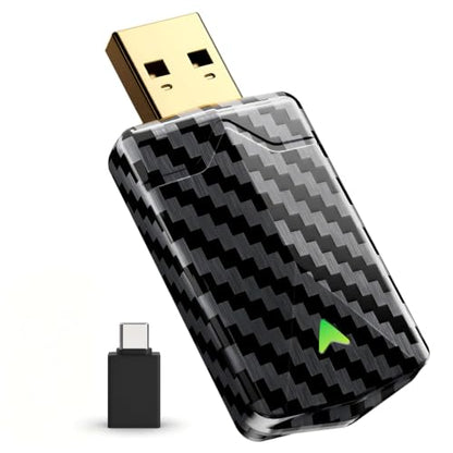Wireless CarPlay & Android Auto Dongle, Convert Wired to Wireless Car Play