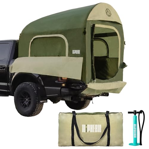 Niphean Truck Bed Tent Inflatable Camping Tent 5.5ft-8ft for 2+1 People