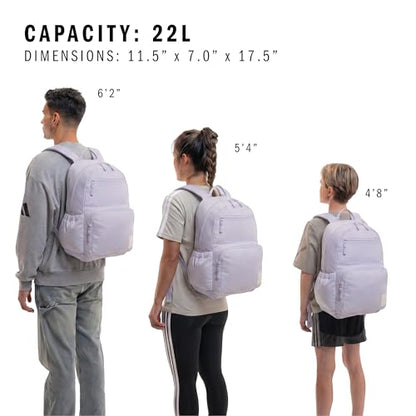 adidas Unisex-Adult Lineage Backpack, Frozen Purple/Grey Two, One Size