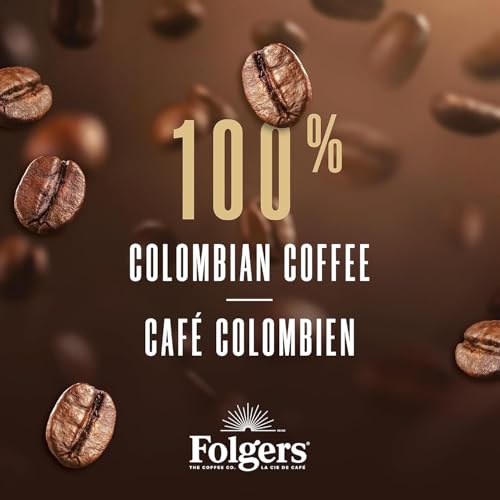 Folgers Lively Colombian One Cup Coffee Pods, 30 Count (Pack of 1)