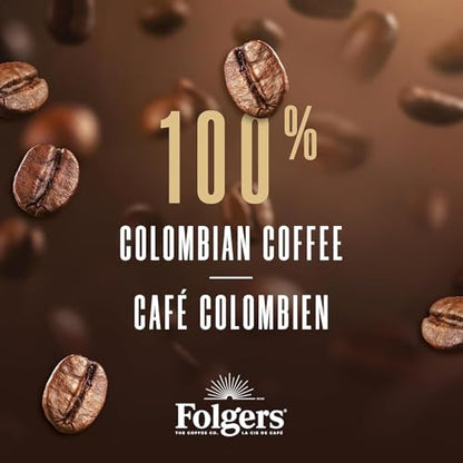 Folgers Lively Colombian One Cup Coffee Pods, 30 Count (Pack of 1)